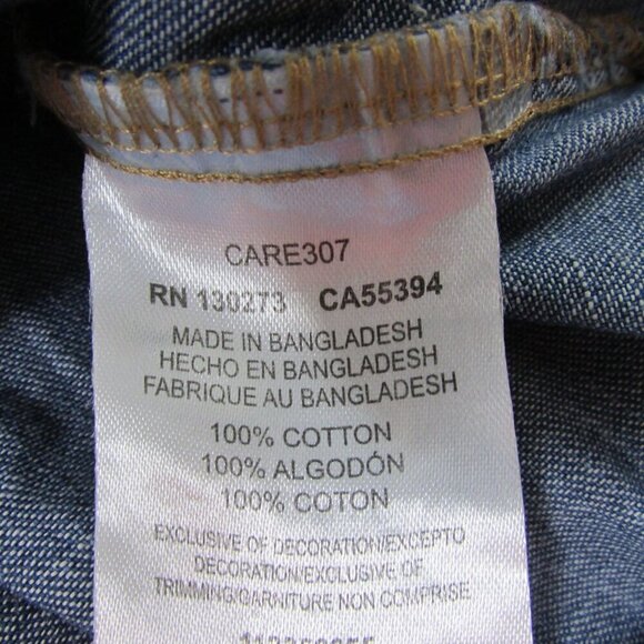 Wrangler Retro Women's Cowboy Laser Print Snap Denim Shirt Med Wash - Picture 7 of 8